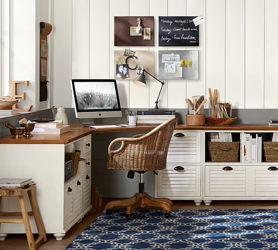 white corner desk pottery barn