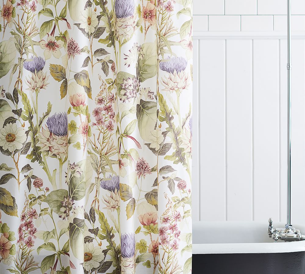 Thistle Shower Curtain | Pottery Barn