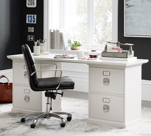 pottery barn bedford corner desktop