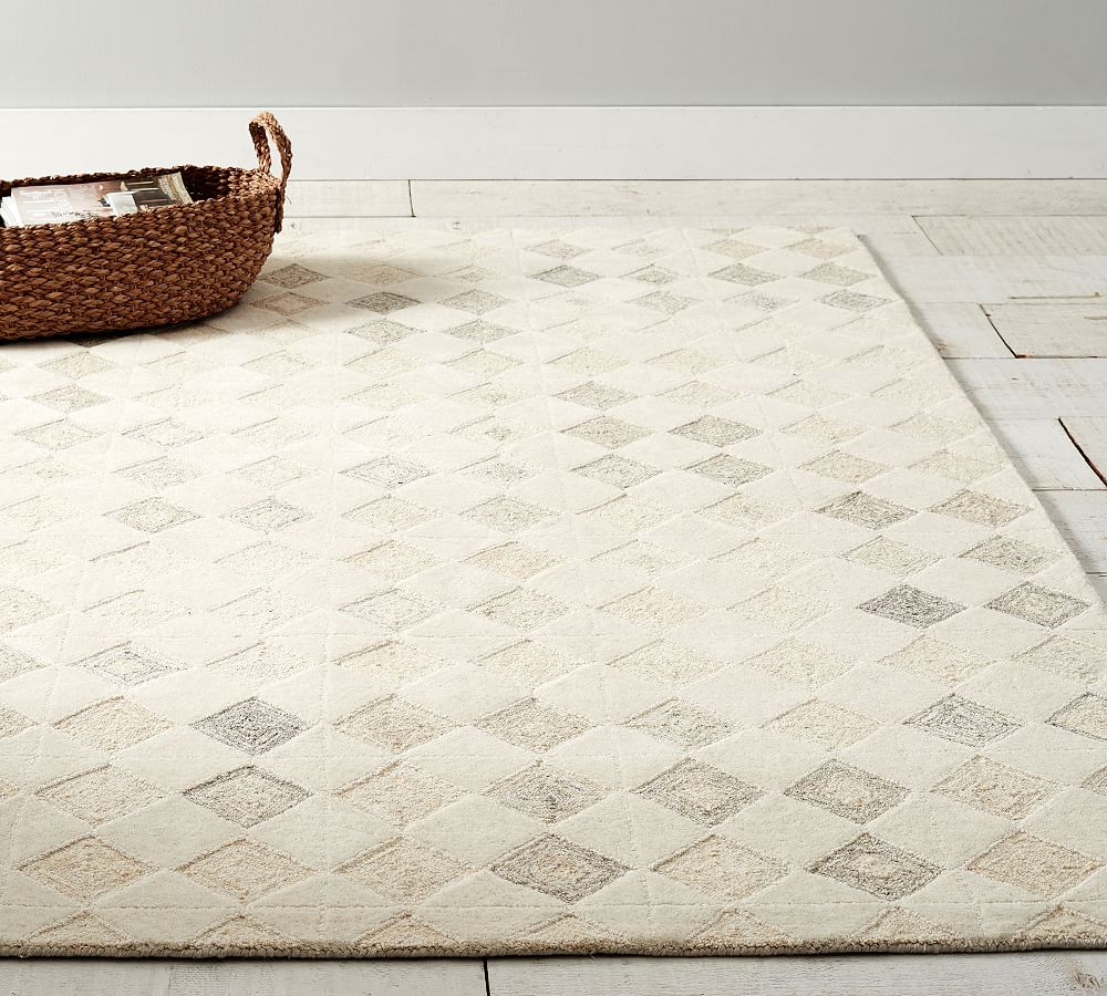 Lin HandTufted Wool Rug Pottery Barn