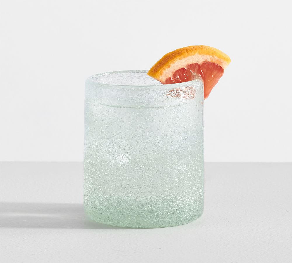 Handcrafted Recycled Sea Glass Drinking Glasses Pottery Barn