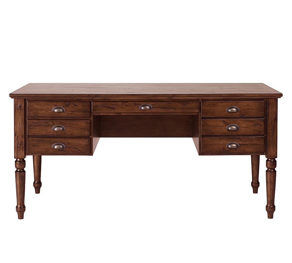 Printer's Keyhole Executive Desk Pottery Barn