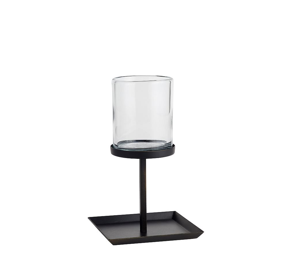 Draper Bronze Pillar Candleholders Pottery Barn