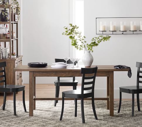 pottery barn thalia dining table