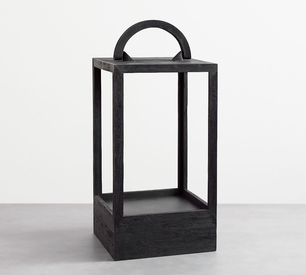 Decker Mango Wood Lantern Collection Pottery Barn