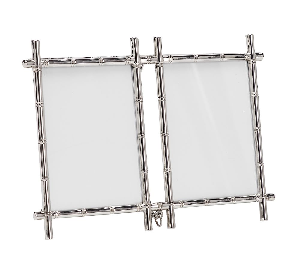 Bamboo Picture Frames Silver Pottery Barn