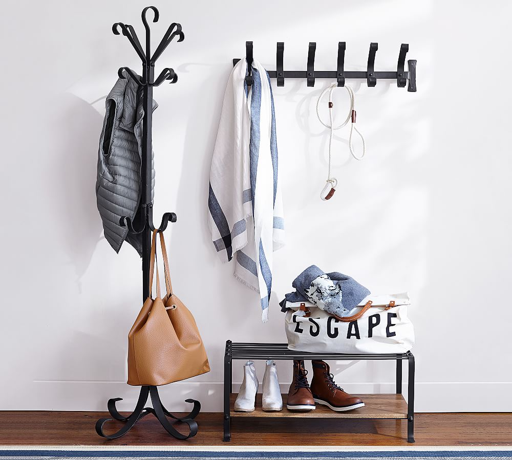 Blacksmith Iron Shoe Storage Rack | Pottery Barn