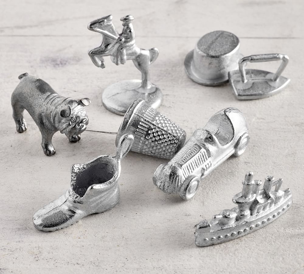 Wooden Monopoly Board Game Luxury Edition Pottery Barn