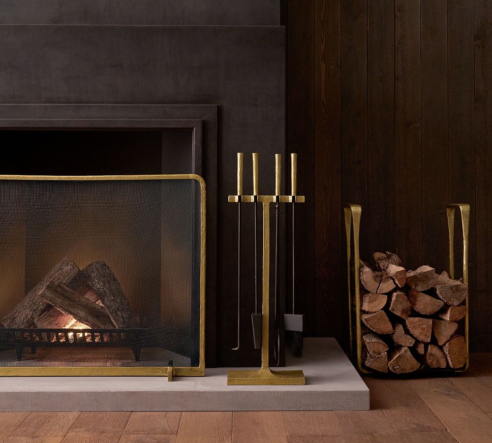 Bodhi Fireplace Screens Pottery Barn