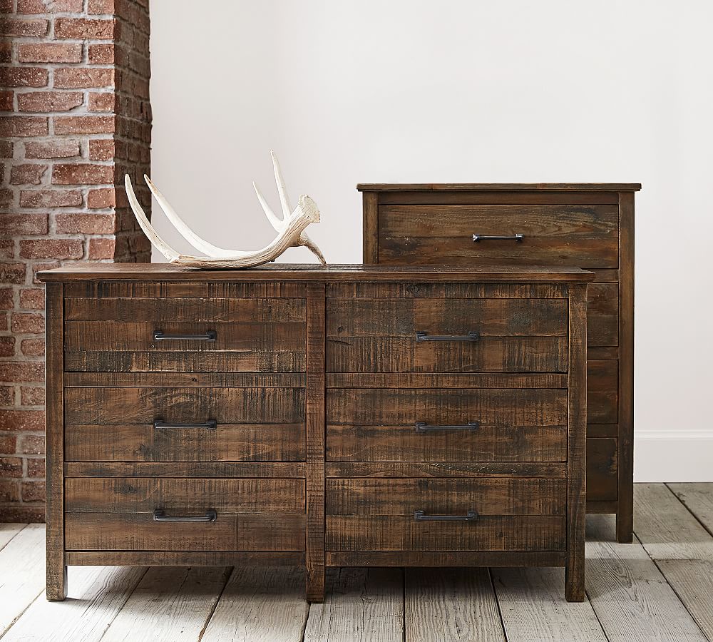 Paulsen Reclaimed Wood 6Drawer Dresser Pottery Barn