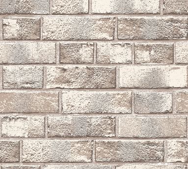 Brick Removable Wallpaper | Pottery Barn