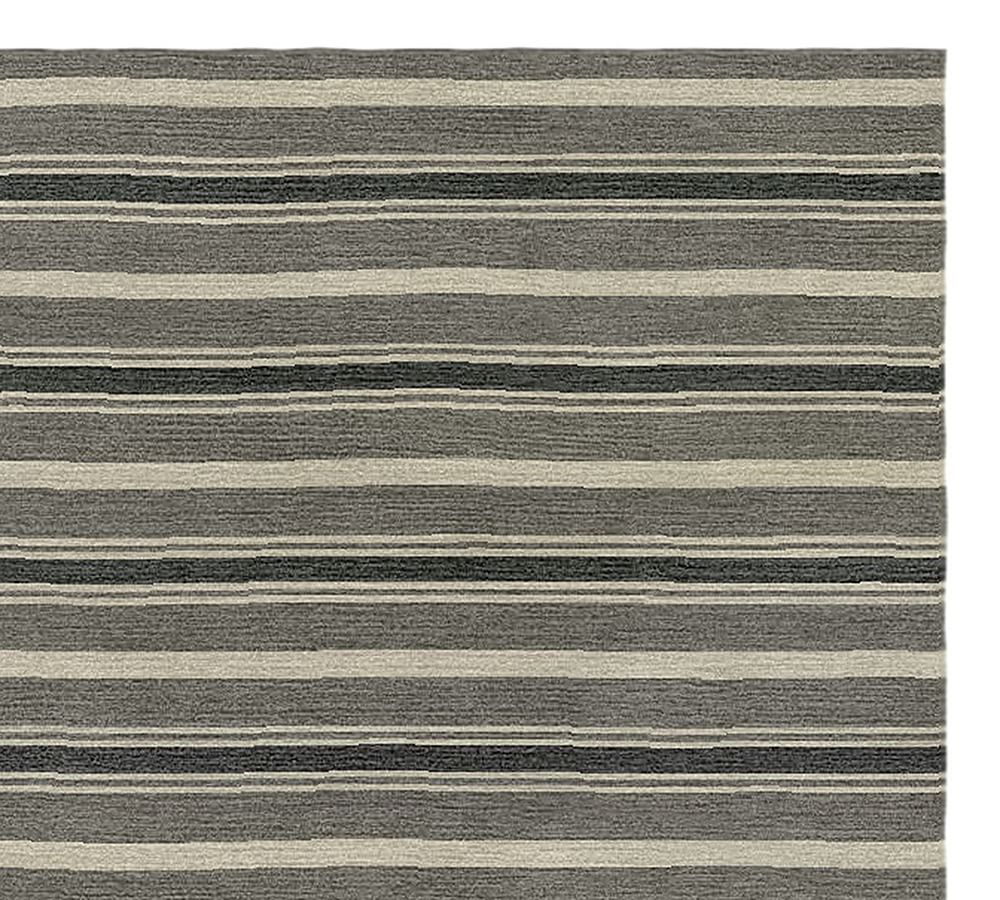 Oda Striped Dhurrie Rug Pottery Barn
