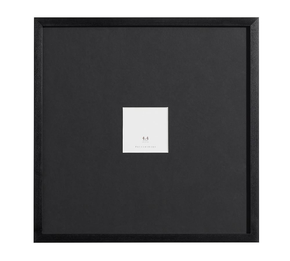 Wood Gallery Oversized Black Mat Picture Frames Pottery Barn