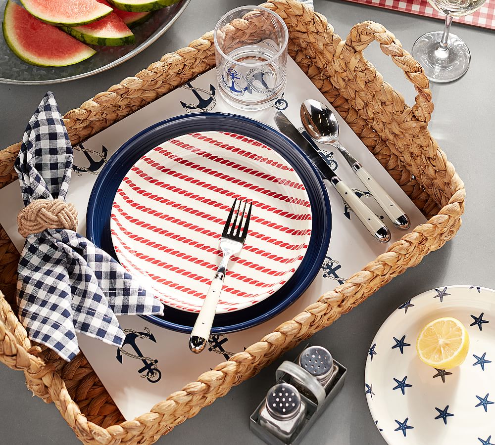 Nautical Anchor Cork Placemat Rectangle Pottery Barn