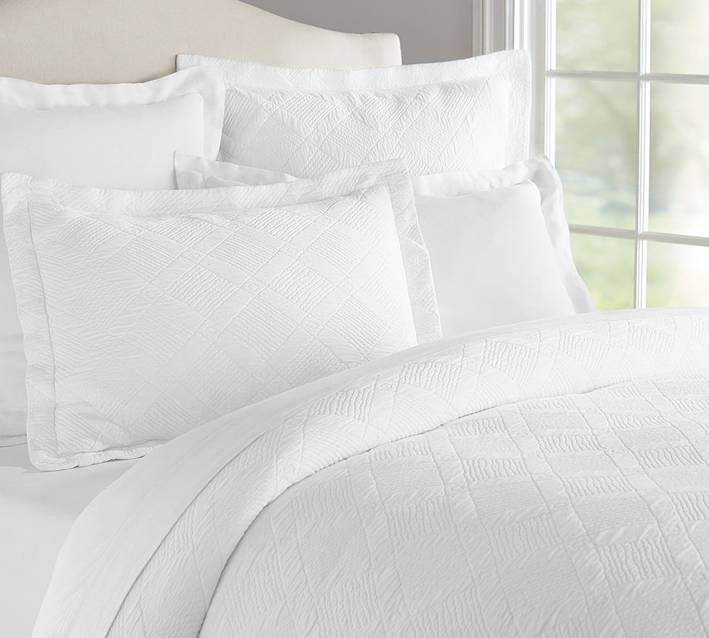 Derry Matelase Cotton Duvet Cover & Shams Pottery Barn
