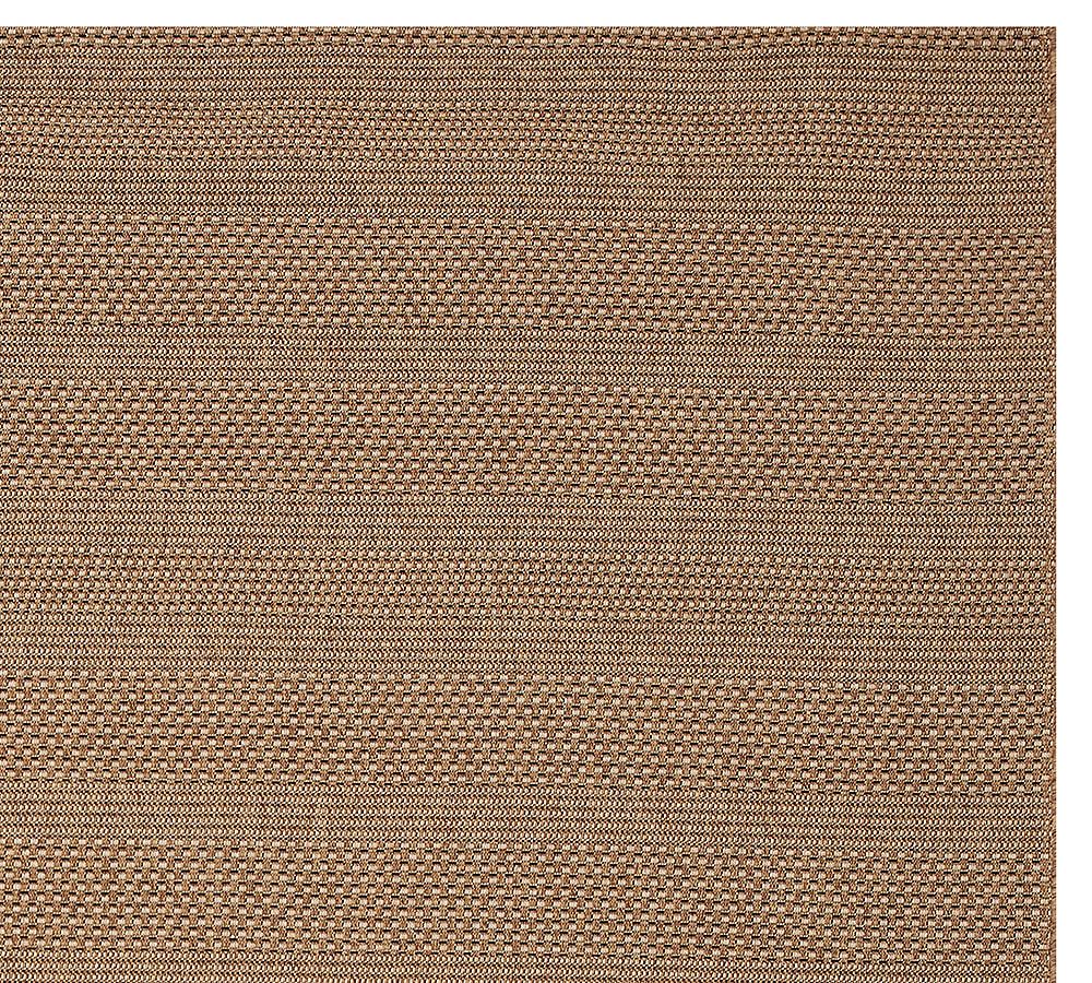 Oliver Pinstripe Outdoor Rug Pottery Barn