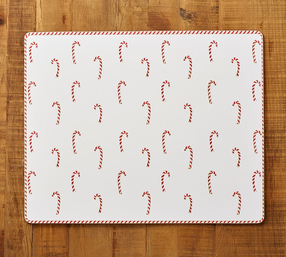 Candy Cane Cork Placemat Pottery Barn