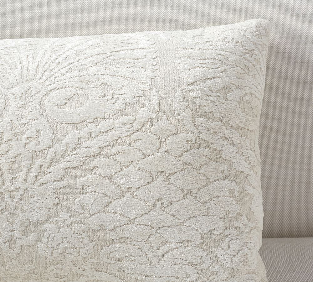 Treia Jacquard Lumbar Throw Pillow Cover Pottery Barn
