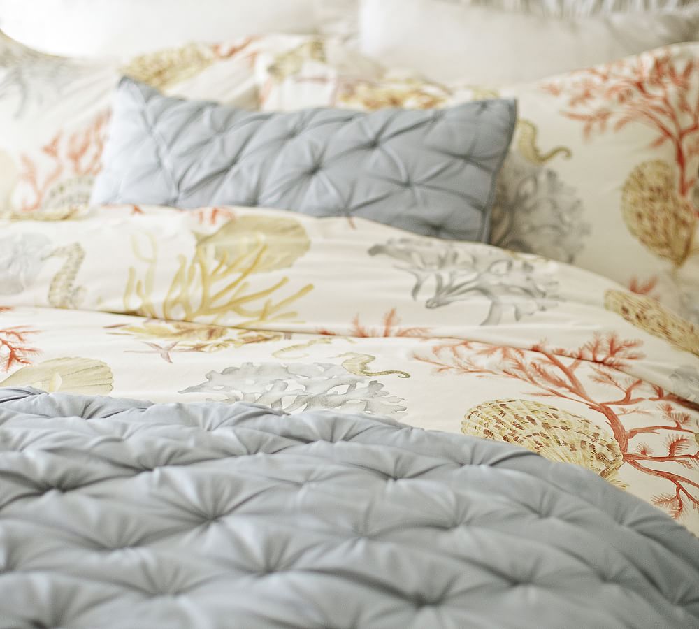 Isabelle Tufted Voile Quilt & Shams Pottery Barn