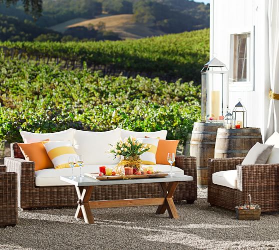 Peach Pressed Glass Scented Candle Pot Pottery Barn