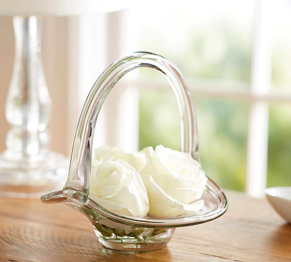 Recycled Glass Easter Basket Pottery Barn