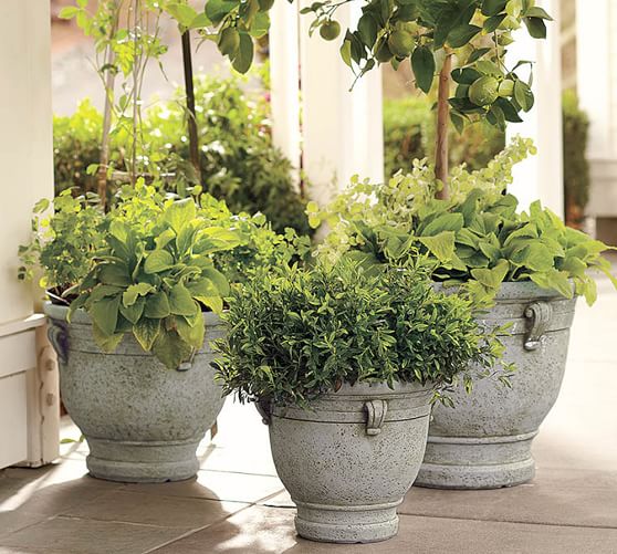 Brittany Outdoor Planters Pottery Barn