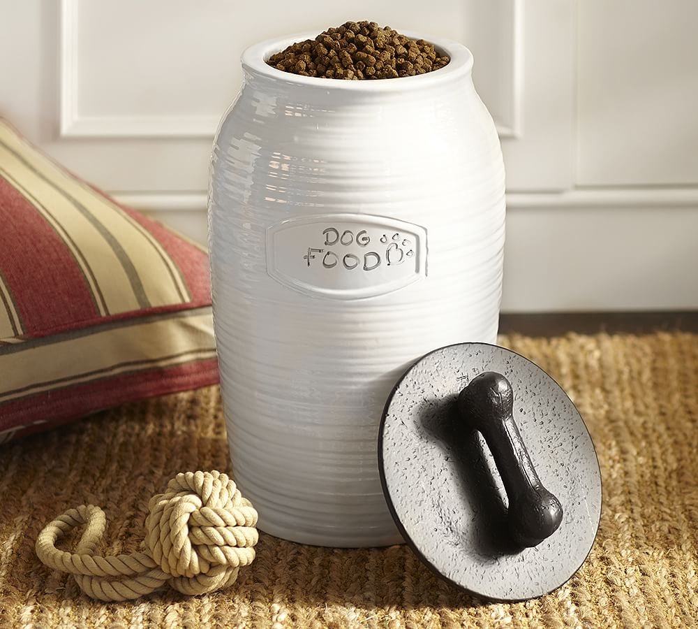Rhodes Pet Food Canister Kitchen Accessories Pottery Barn