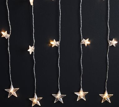 Star Curtain Rain Lights | Pottery Barn