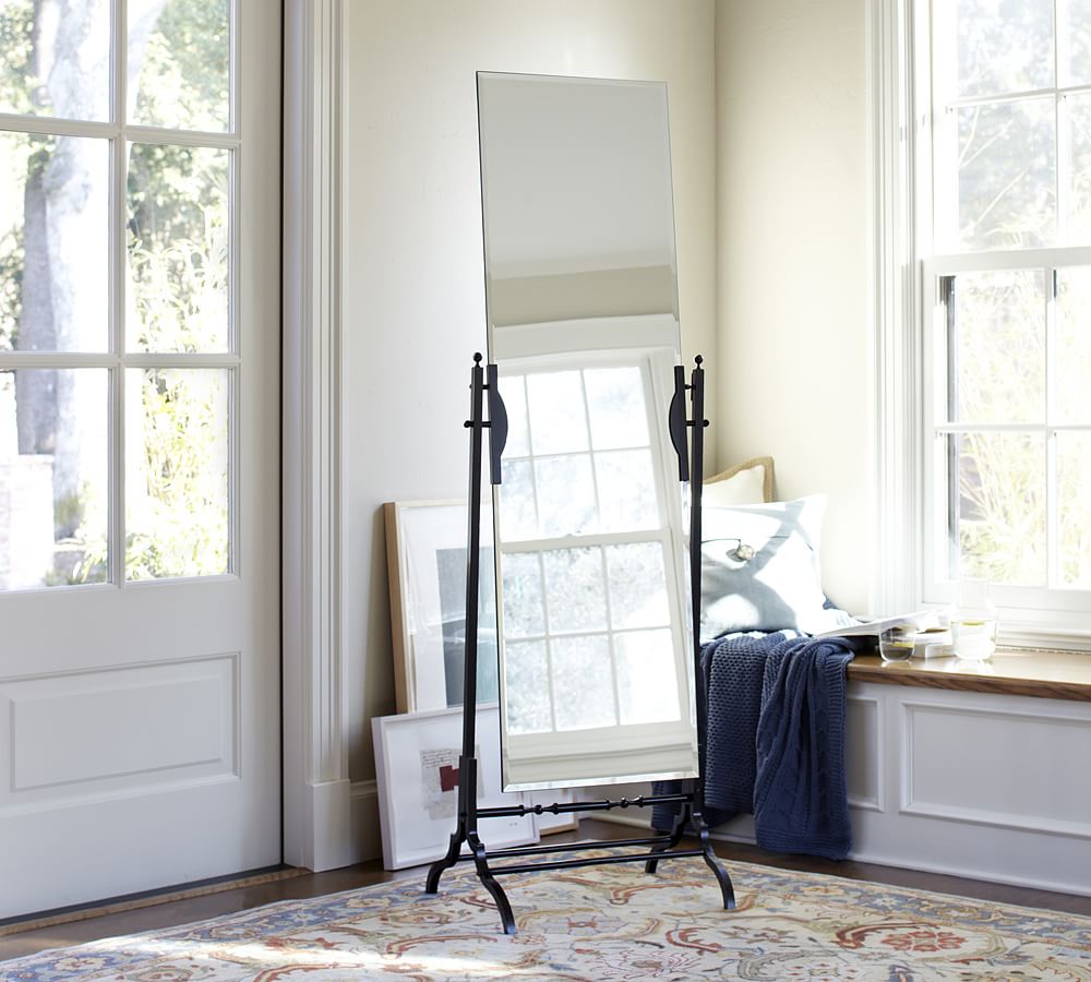Frameless Floor Mirror 18" x 68" Pottery Barn