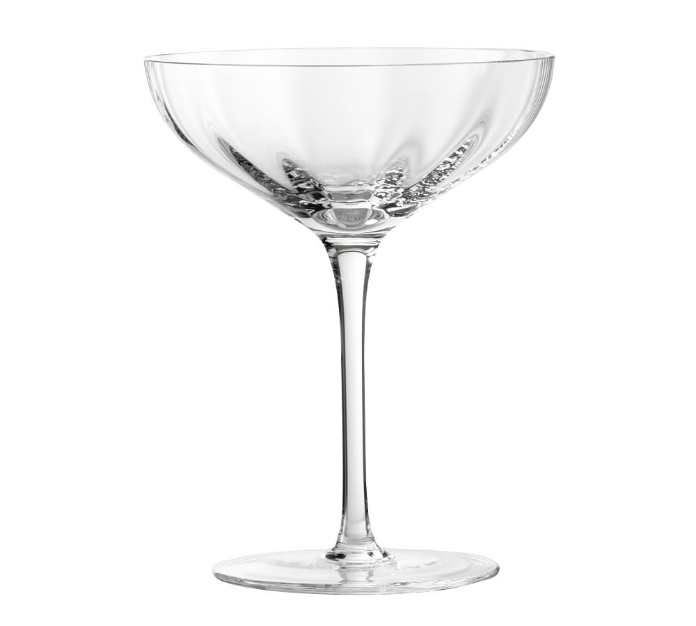 Optic Champagne Glasses Pottery Barn