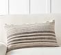 Raina Textured Lumbar Pillow Cover | Pottery Barn