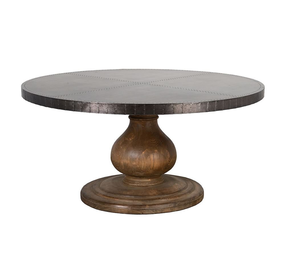 Keating Metal Top Dining Table Pottery Barn