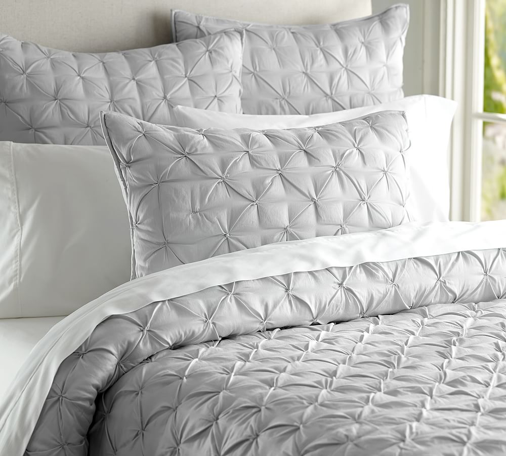 Isabelle Tufted Voile Quilt & Shams Pottery Barn