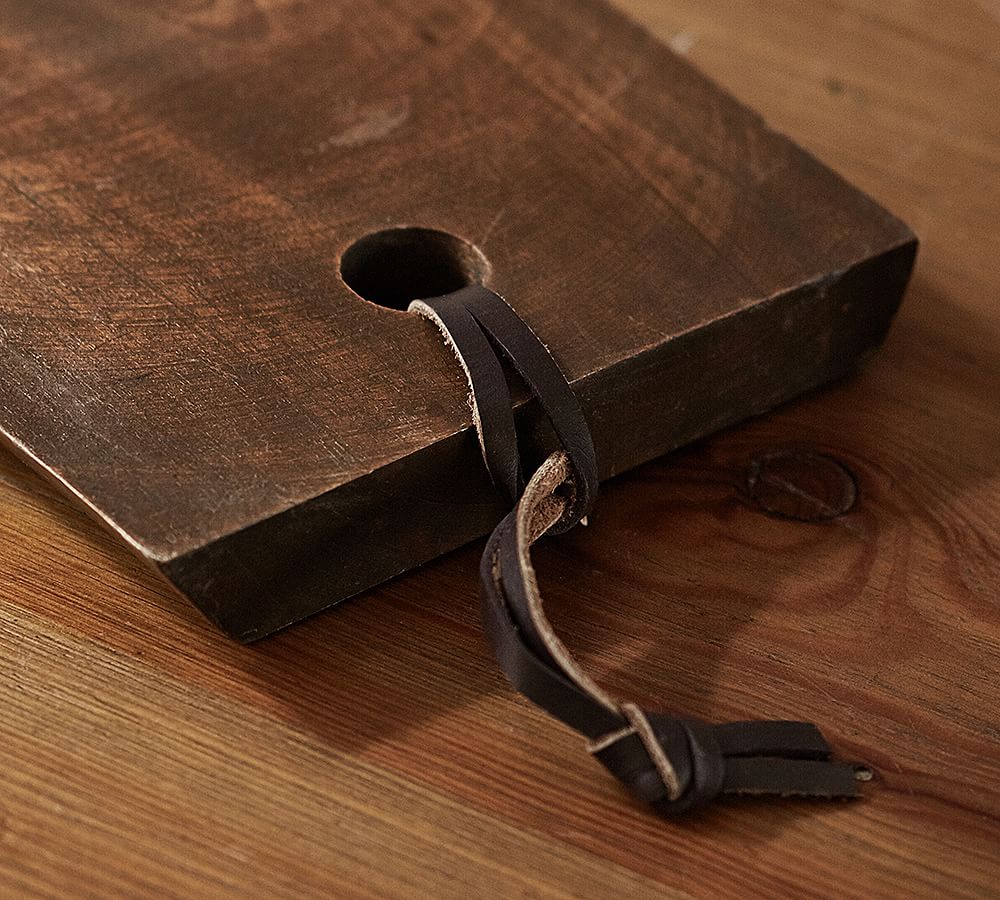 Live Edge Wood Slab Decorative Tray Pottery Barn