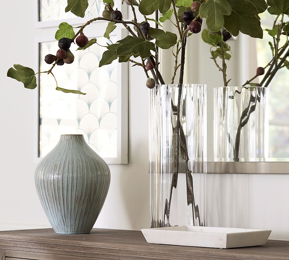 Eclectic Blue Vases Pottery Barn