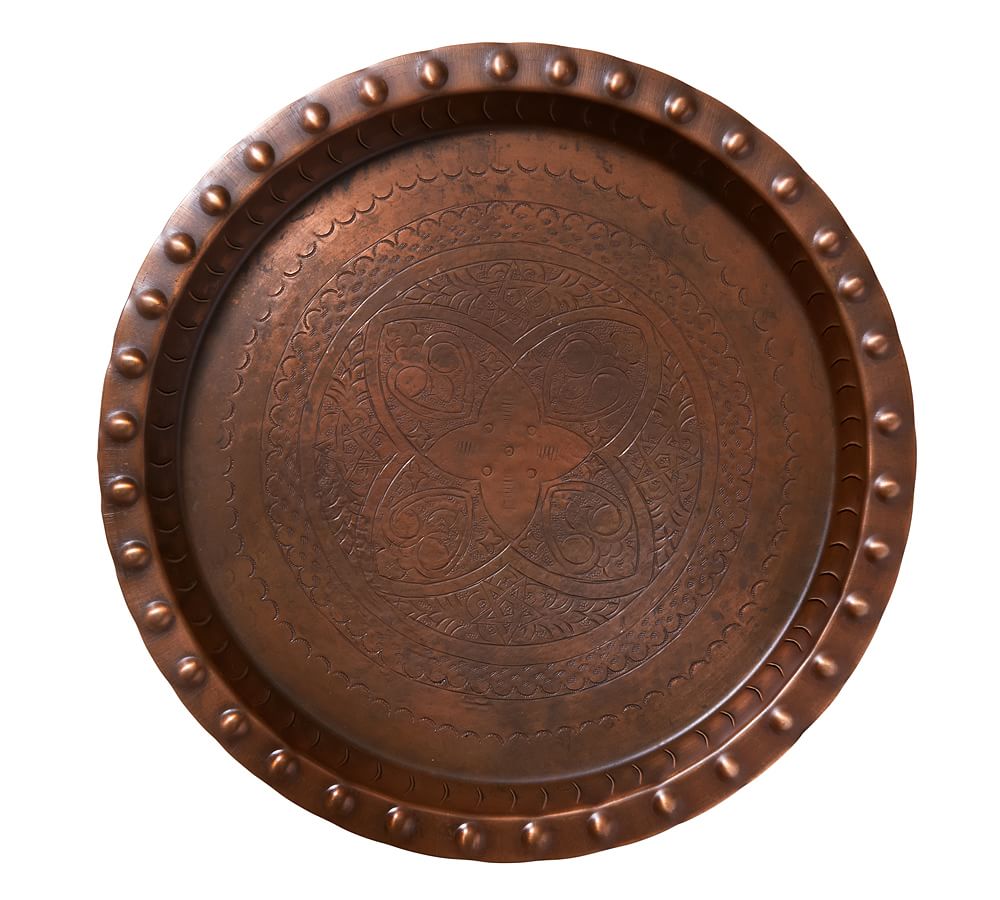 Hammered Bronze Charger Plate | Pottery Barn