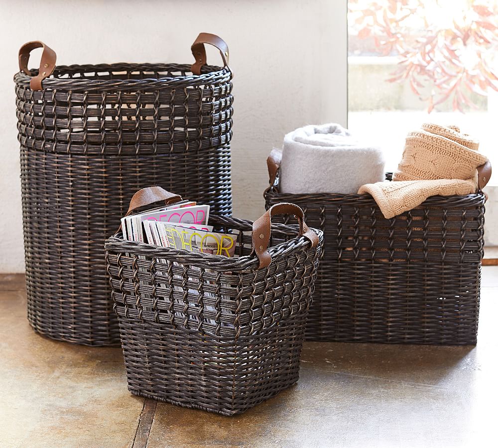 Aster Woven Utility Storage Basket | Pottery Barn