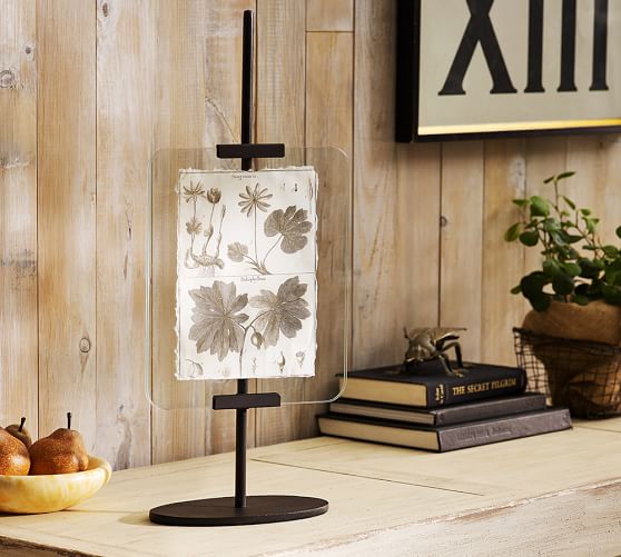 Metal & Glass Easel Picture Frames Pottery Barn