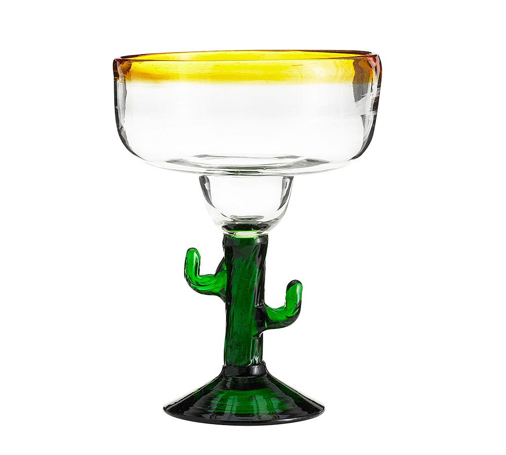 Uno Mas Cactus Margarita, Set of 4 Pottery Barn