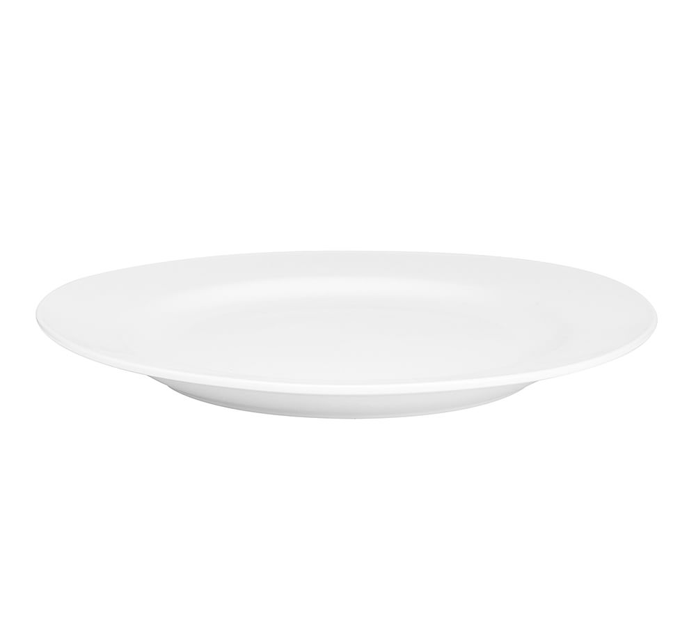 Great White Traditional Dinner Plate Pottery Barn