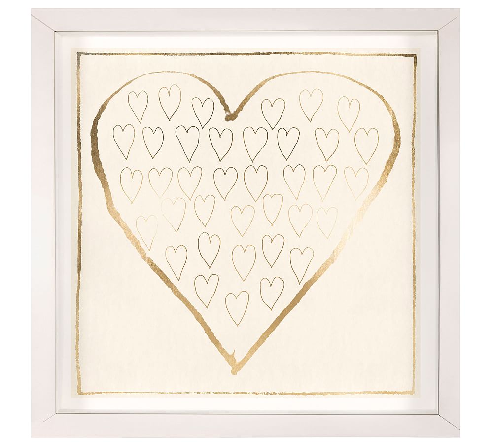 Hearts In Hearts Framed Prints Pottery Barn