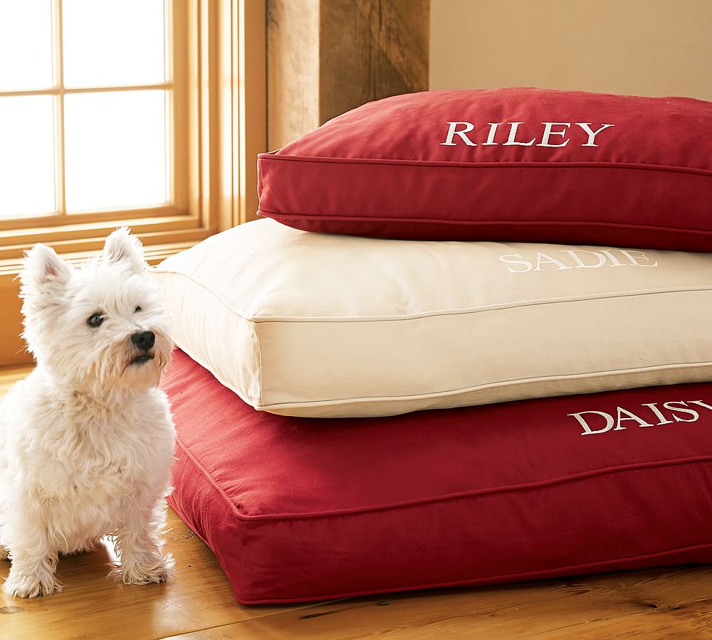 Twill Dog Bed Cover Pottery Barn