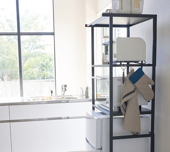 Tower Kitchen Appliance Storage Rack Pottery Barn