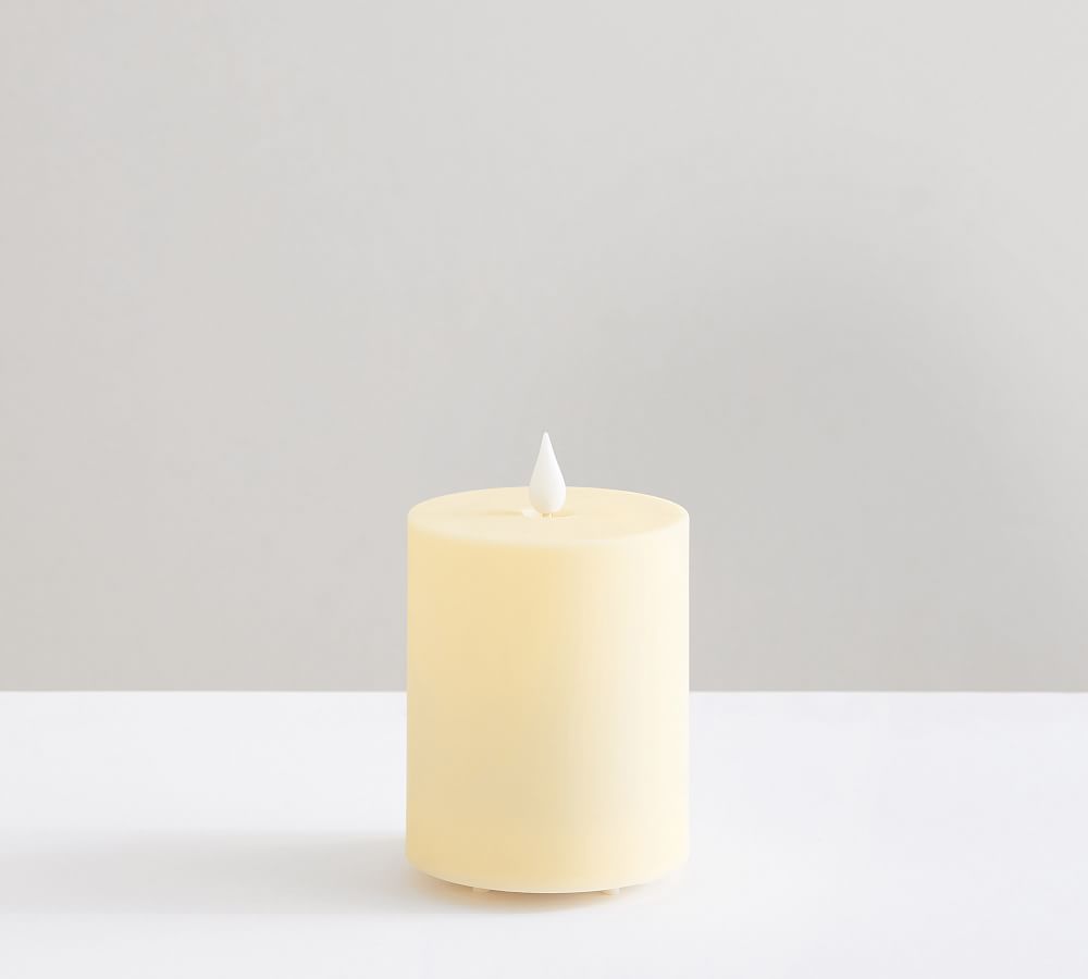 Classic Flickering Flameless Outdoor Pillar Candles | Pottery Barn