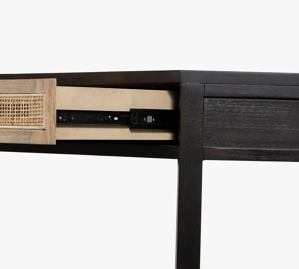 Dolores Cane Corner Desk Pottery Barn