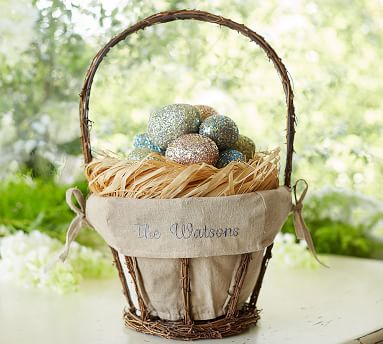 Caviar Glitter Eggs Vase Filler | Pottery Barn