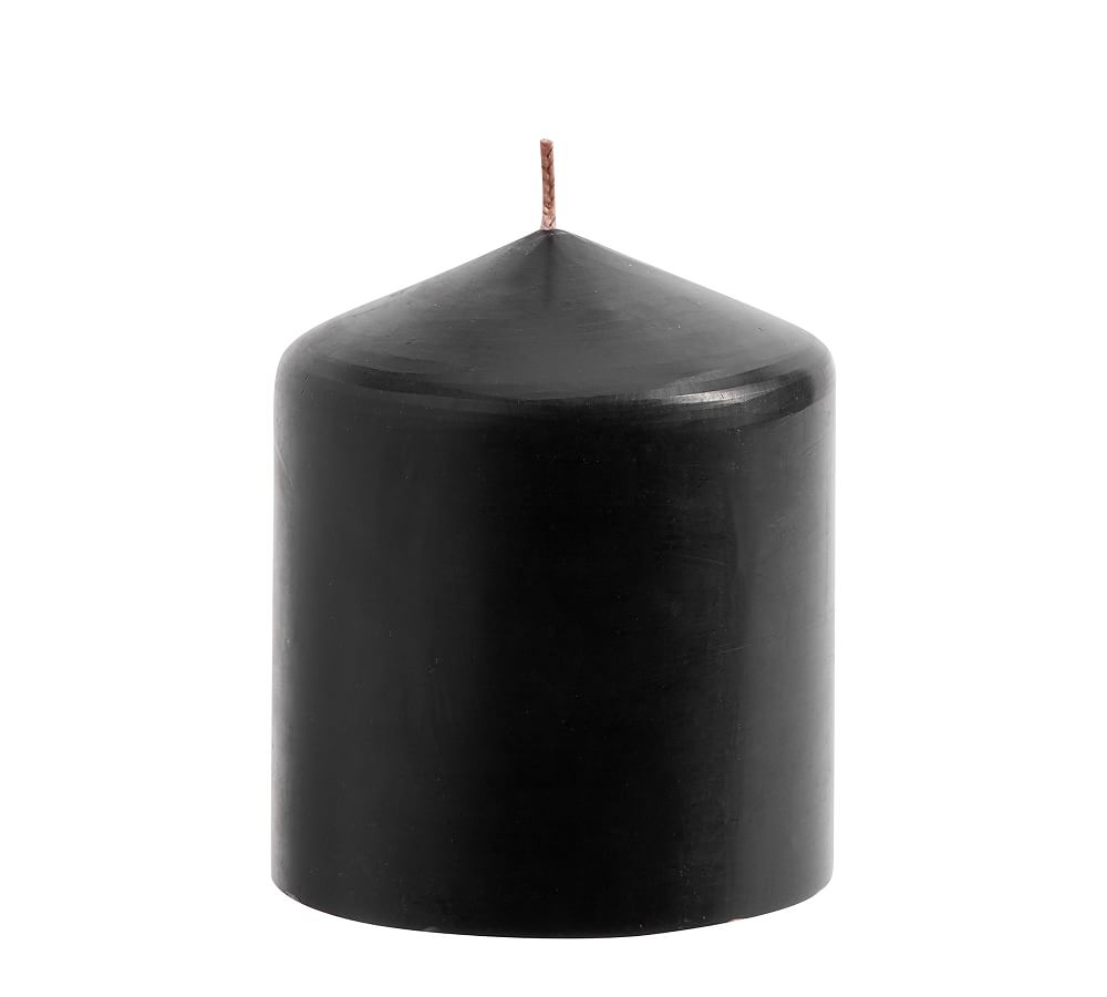 Black Pillar Candles Pottery Barn