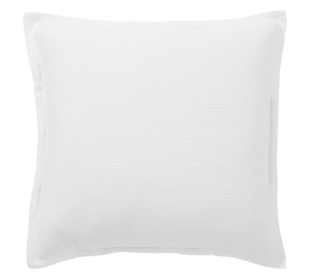 Crinkle Gauze Pillow Sham Pottery Barn
