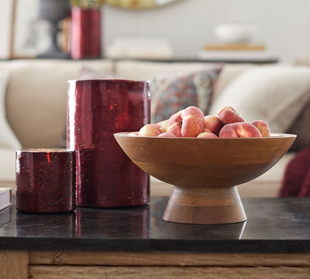 Merlot Mercury Hurricanes Candle Holder Pottery Barn