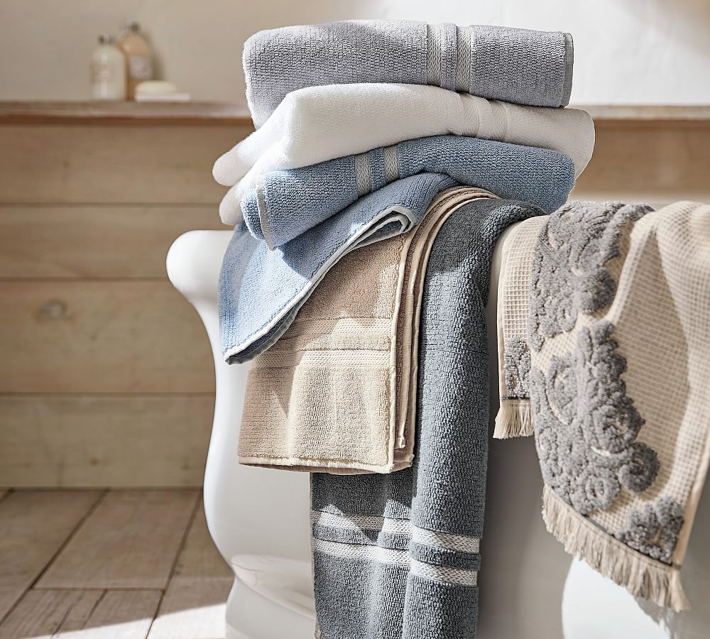 Heathered Hydrocotton Towels Pottery Barn